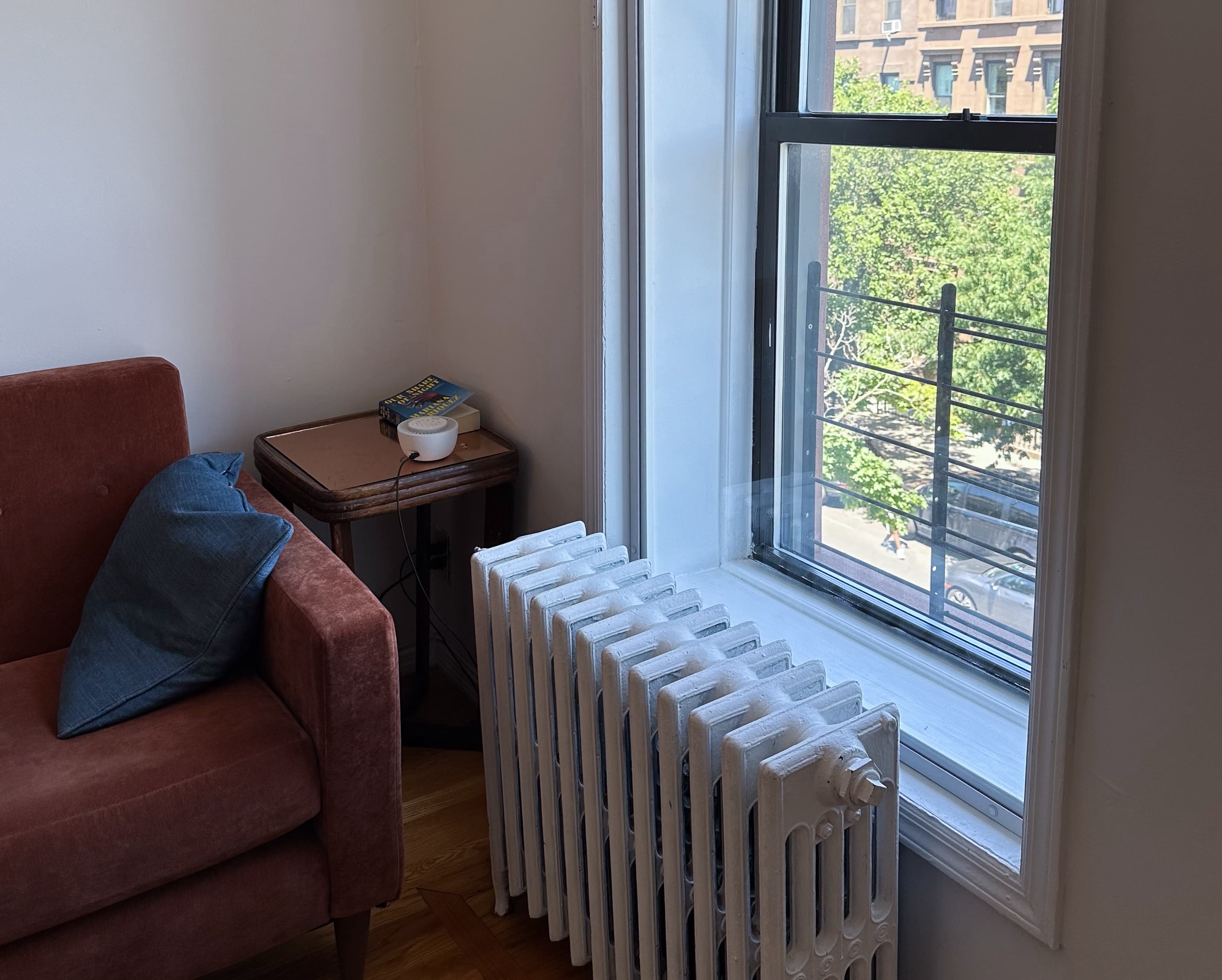 Interior window panels fitted to an existing window