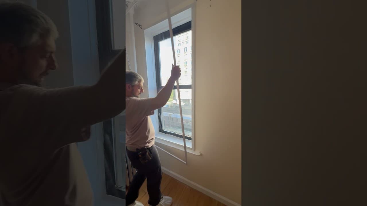 Above Ground Train in BK: Unedited before-after demo from a real NYC installation.
